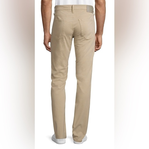 MEN'S Adriano Goldschmied Tellis Chino Pants 36/34 Tan Beige Modern Slim Khaki - Picture 2 of 12